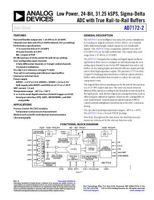 AD7172-2 数据手册首页