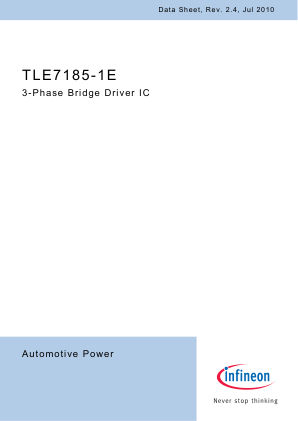 TLE7185-1E datasheet cover page