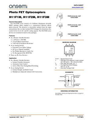 H11F3M 数据手册首页