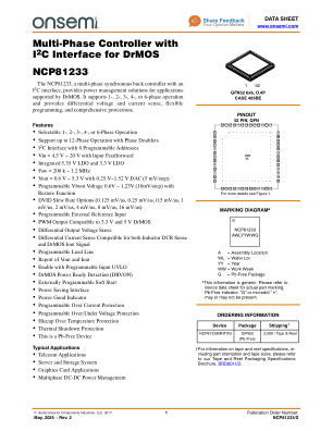 NCP81233 数据手册首页