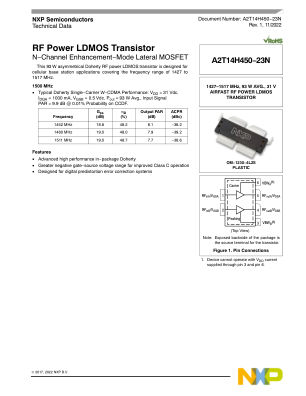 A2T14H450-23N 数据手册首页