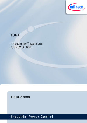 SIGC10T60E datasheet cover page