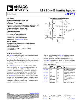 ADP5073 数据手册首页
