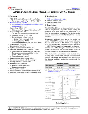 LM5126A-Q1 datasheet cover page