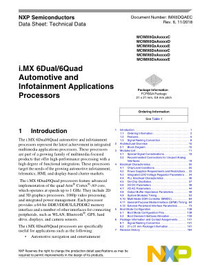 IMX6DQAEC datasheet cover page
