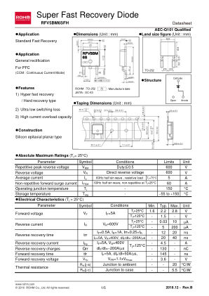 RFV5BM6SFH datasheet cover page