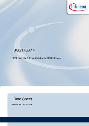 BGS17GA14 datasheet cover page