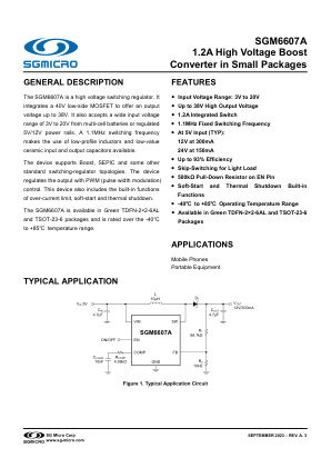 SGM6607A datasheet cover page
