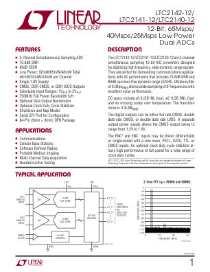 21421012FA datasheet cover page