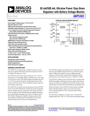 ADP5302 datasheet cover page