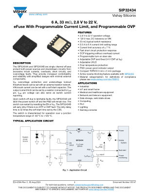 SIP32434 datasheet cover page