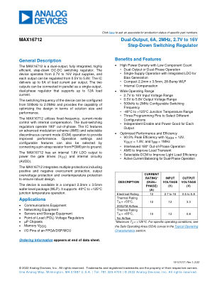 MAX16712 datasheet cover page