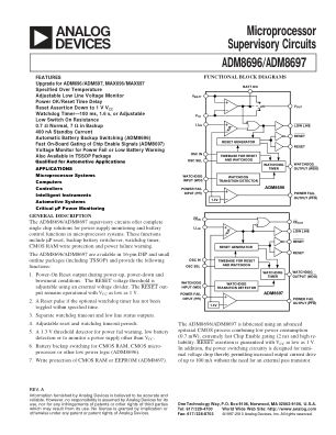 ADM8696 datasheet cover page