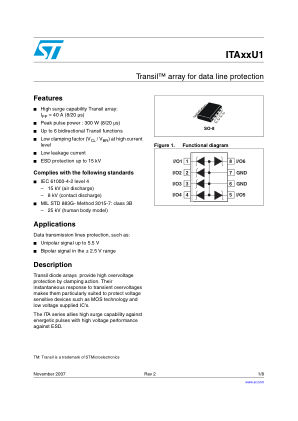 ITAXXU1 数据手册首页