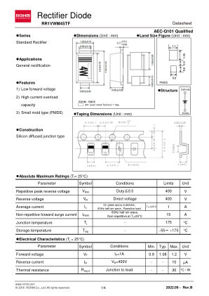 RR1VWM4STF 数据手册首页