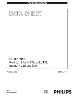 HSTL16918 数据手册首页