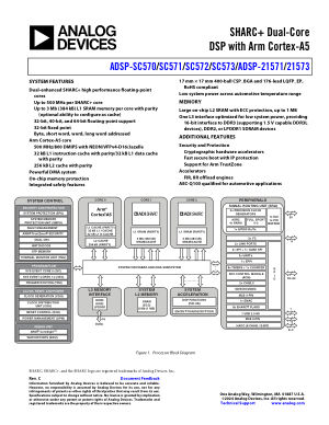 ADSP-SC570-571-572-573-ADSP-21571-573 数据手册首页