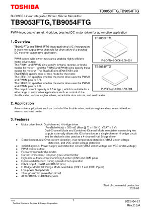 TB9053FTG datasheet cover page