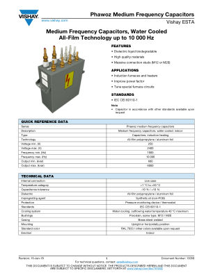 PHAWOZ datasheet cover page
