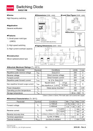 BAS21VM 数据手册首页
