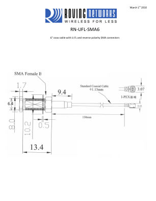 RN-UFL-SMA6 数据手册首页