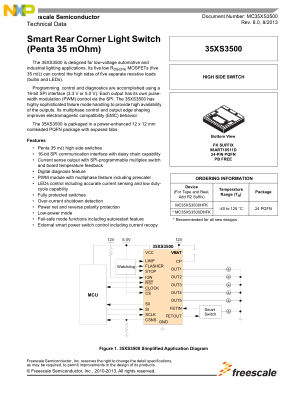 MC35XS3500 datasheet cover page