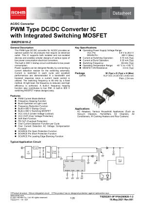 BM2P0361K-Z datasheet cover page