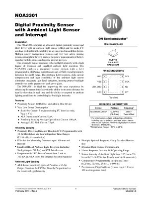 NOA3301 datasheet cover page