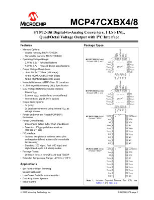MCP47CVB28-20E 数据手册首页