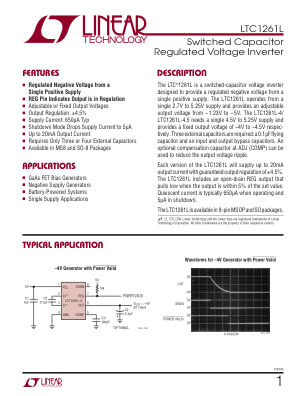 1261LFA datasheet cover page