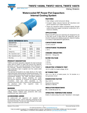 TWXFZ140 datasheet cover page