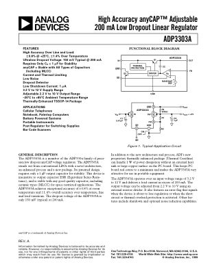 ADP3303A 数据手册首页