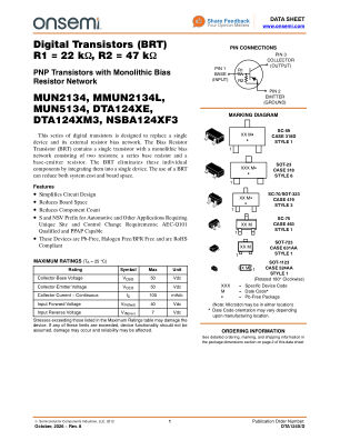 DTA124X 数据手册首页