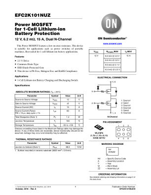 EFC2K101NUZ datasheet cover page