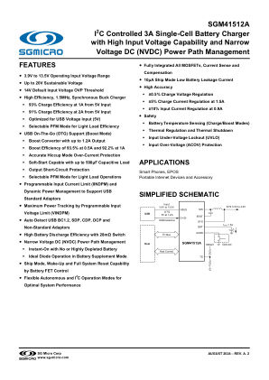 SGM41512A datasheet cover page