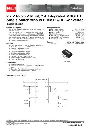BD9A201FP4-LBZ datasheet cover page