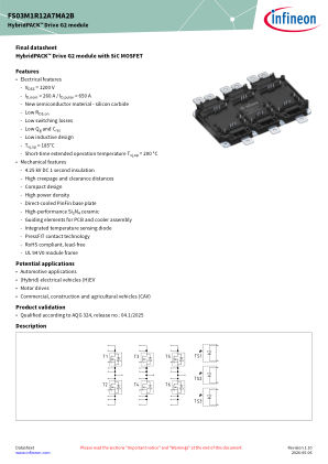 FS03M1R12A7MA2B datasheet cover page