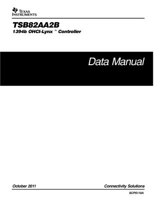 TSB82AA2B datasheet cover page