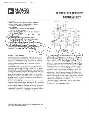 193424679AD892E datasheet cover page