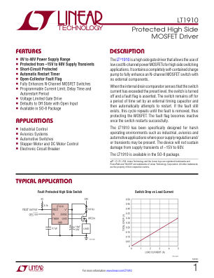 1910FC datasheet cover page