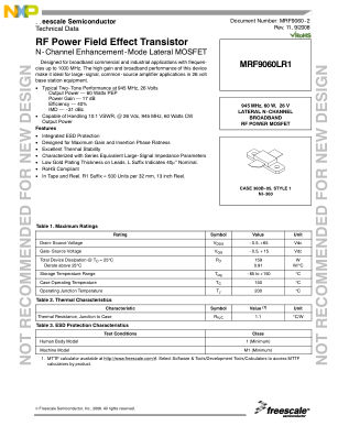 MRF9060-2 数据手册首页