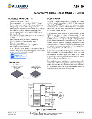 A89199-LIMITED datasheet cover page