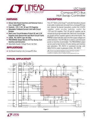 1644F datasheet cover page