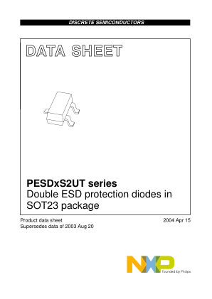PESD15VS2UT datasheet cover page