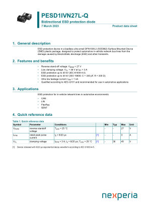 PESD1IVN27L-QYL datasheet cover page