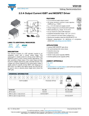 VO3120 数据手册首页