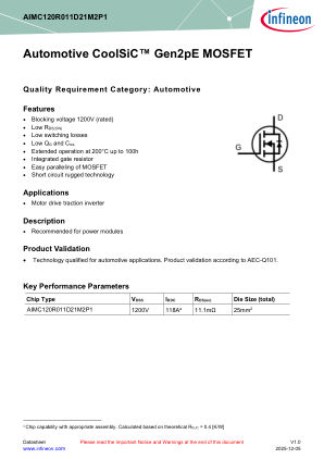 AIMC120R011D21M2P1 datasheet cover page