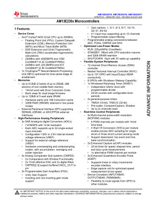 AM13E23019 datasheet cover page