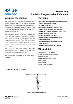 SGM432BQ datasheet cover page