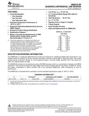 AM26C32-EP datasheet cover page